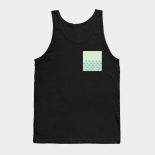 Blue geometric pattern cool abstract Tank Top